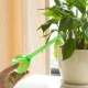 Plant Watering Globes, Set of 2, White and Green
