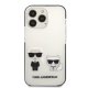 Karl Lagerfeld iPhone 13 Pro / 13 Hardcase Karl & Choupette White
