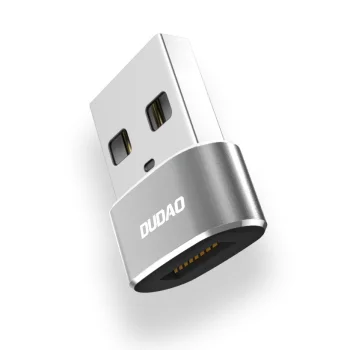 Dudao USB Type-C uz USB pāreja, melna
