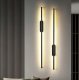 LED Light Wall Lamp Minimalist Sconce, 100cm, 4000K, Black