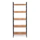 Modernhome lofta stila plaukts ar 5 plauktiem, 160 cm, metāls/MDF