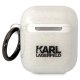 Karl Lagerfeld Transparent Case for AirPods 1 / 2 KLA2HNKCTGT Glitter