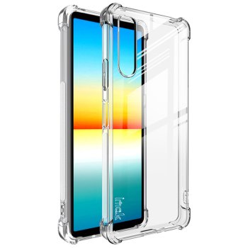 Sony Xperia 10 IV IMAK Flexible TPU Case Cover + Screen Protector, Transparent | Telefona Vāciņš Maciņš Apvalks...