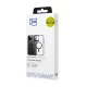 3mk iPhone 12 Pro Max Case Satin Armor MagCase, Clear with Black Frame