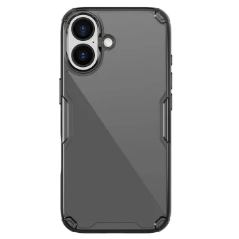 Nillkin Nature TPU Pro vāciņš iPhone 17 - caurspīdīgi melns | Phone Case Cover Translucent Black