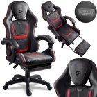 Ergonomic Gaming Chair with Footrest Specter Sofotel, black