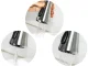 3-in-1 virtuves jaucējkrāna aerators un pagarinātājs, sudraba