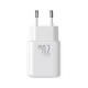 Сетевое зарядное устройство Joyroom JR-TCF21 USB-C / USB-A 20W PD / QC 3.0 белое (UK)