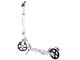 Foldable city scooter for kids and adults, AILO XL, 200 mm wheels, 2 shock absorbers, white