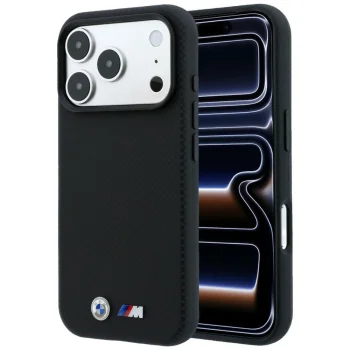 BMW M Quadrille Kevlar MagSafe vāciņš iPhone 17 / 18 Pro Max, melns