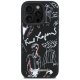 Karl Lagerfeld Grained Pattern & Logo MagSafe Phone Case Cover iPhone 16 Pro Max - Black