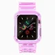 Strap Light Set silikona siksniņa ar ietvaru Apple Watch 38mm Sarkana