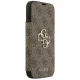 Guess Book 4G Metal Logo atverams vāciņš Apple iPhone 17 Pro Max - Brūns