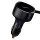 Baseus Enjoyment 2in1 automašīnas lādētājs 30W melns (CGTX000001) | Phone Car Charger