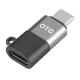 OTG-адаптер Puluz 8-Pin на USB-C PU657B, черный
