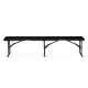 Plonos 440201 saliekams dārza un banketu sols 180 cm, melns