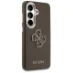 Guess Grained Big 4G Metal Logo vāciņš Samsung Galaxy S26+, brūns