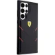 Ferrari Hot Stamp Lines vāciņš Samsung Galaxy S23 Ultra melns
