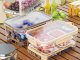 Food Storage Container with Cooling Inserts, 25x16x11.5 cm