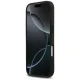 Чехол Mercedes для iPhone 17 Plain Smooth Leather MagSafe, черный