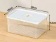 Airtight Food Storage Container with Lid, 2.5L, White