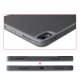 Apple iPad Pro 12.9\" (2018) Tri-fold Stand PU Leather Case with Pen Slot, Black - vāks apvalks pārvalks