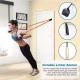 Elastīgās Fitnesa Vingrošanas Gumijas Pretestības Lentes 5 gab., Komplekts | Set of Elastic Fitness Rubber Bands