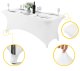 Stretch Spandex Table Cover for 180 cm 6FT Banquet Table MultiGarden, White