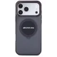 Чехол Mercedes AMG для iPhone 18 Pro Max / 17 Pro Max MagSafe Bicolor, черный/бордовый