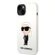 Чехол Karl Lagerfeld для iPhone 14 Plus Silicone Ikonik Белый