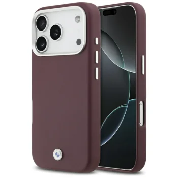 BMW Sign Full Wrapped Metal MagSafe vāciņš iPhone 17 Pro, Sarkans