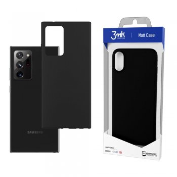 Samsung Galaxy Note20 Ultra 5g 3MK Matt Case Cover, Black | Telefona Maciņš Vāciņš Apvalks Bampers