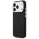 Mercedes Silicone Vintage Logo MagSafe vāciņš priekš iPhone 17 Pro — melns | Phone Case Cover