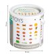 Ecotoys Wooden Cutting Food Set for Kids, 23 Pieces