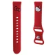 Hello Kitty Silicone Kitty Head Universal Strap 20mm, Red