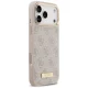 Guess 4G Logo Plate MagSafe vāciņš iPhone 17 Pro Max, rozā
