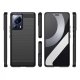 Xiaomi 13 Lite Carbon Flexible Cover TPU Case, Black | Чехол Кейс Кабура для Телефона