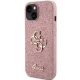 Apple iPhone 15 Plus 6.7\'\' Guess Glitter Script Big 4G Case Cover (GUHCP15MHG4SGP), Pink | Чехол Кейс...
