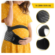 4Fizjo 1065 Elastic Maternity Belly Support Belt, Black, S