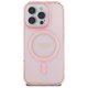 Guess GUHMP16LHFGEREP iPhone 16 Pro 6.3" pink/pink hardcase IML Glitter Circle MagSafe