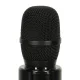 Bezvadu karaoke mikrofons bērniem ar Bluetooth skaļruni, 2000mAh, SD, USB, melns