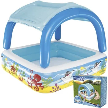 Bestway 52192 piepūšamais bērnu baseins ar jumtiņu