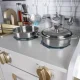 Kruzzel 22117 Bērnu Rotaļu Koka Virtuve | Kids Wooden Toy Kitchen