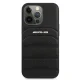 Кожаный чехол Mercedes-AMG Debossed для iPhone 13 Pro Max черный
