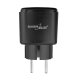 Greenblue Viedā WiFi Rozete, 16A/3840W, Melna