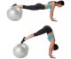 Fitnesa Vingrošanas Dubultā Bumba - Sudraba, 50 cm | Exercise Fitness Gym Peanut Ball