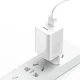 Baseus Travel Charger Adapter Wall Charger USB QC 3.0, White