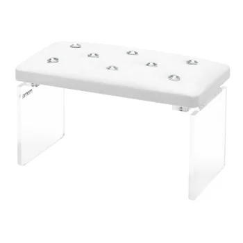 Roku paliktnis manikīram Momo Diamond Velour, balts