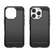 Carbon Case iPhone 16 Pro Max silikona maciņš - melns | Phone Cover Silicone Black