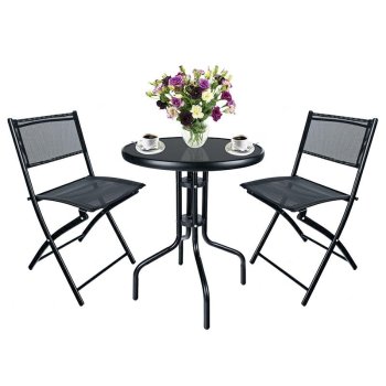Balcony set 2 chairs table